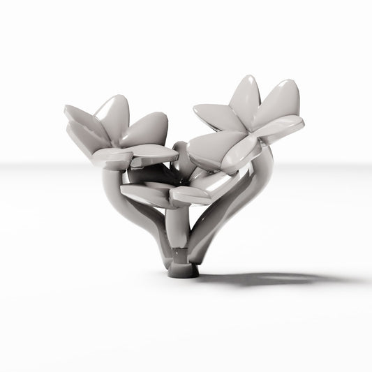 Diorama modelbouw productfoto 0: Dioramaplanten: kleine Oxalis-klaverplant (Ref. 486D)