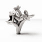 Productfoto voor diorama-modelbouw 0: Dioramaplanten: klaverzuring met bloemen (Ref. 493D)