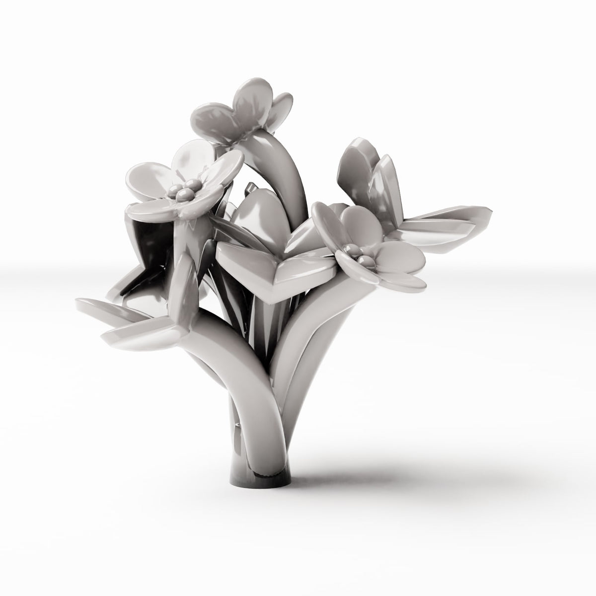 Productfoto voor diorama-modelbouw 0: Dioramaplanten: klaverzuring met bloemen (Ref. 493D)