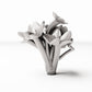 Dioramamodelbouw productfoto 3: Dioramaplanten: Oxalis-klaver met bloemen (Ref. 493D)