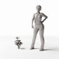 Diorama-modelbouw productfoto 1: Dioramaplanten: Bloeiende klaverzuring (Ref. 499D)