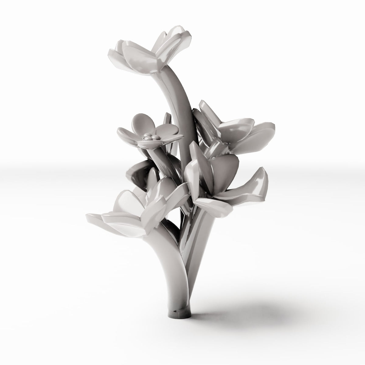 Diorama-modelbouwproductfoto 2: Dioramaplanten: bloeiende Oxalis-klaver (Ref. 499D)
