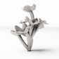 Diorama modelbouw productfoto 3: Dioramaplanten: bloeiende Oxalis-klaver (ref. 499D)
