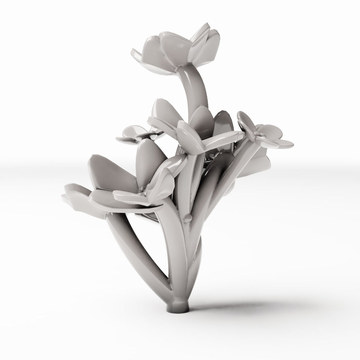 Diorama modelbouw productfoto 3: Dioramaplanten: bloeiende Oxalis-klaver (ref. 499D)