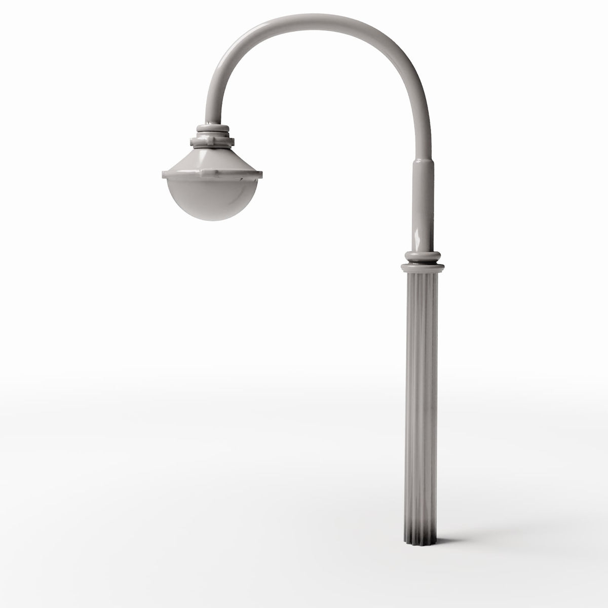 Diorama-modelbouw productfoto 2: Dioramastraat: antieke parklantaarn met hanglamp (Ref. 507D)