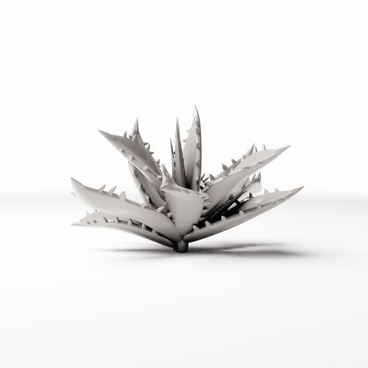 Diorama modelbouw productfoto 0: Diorama planten: agaveplant met getande bladeren (Ref. 514D)