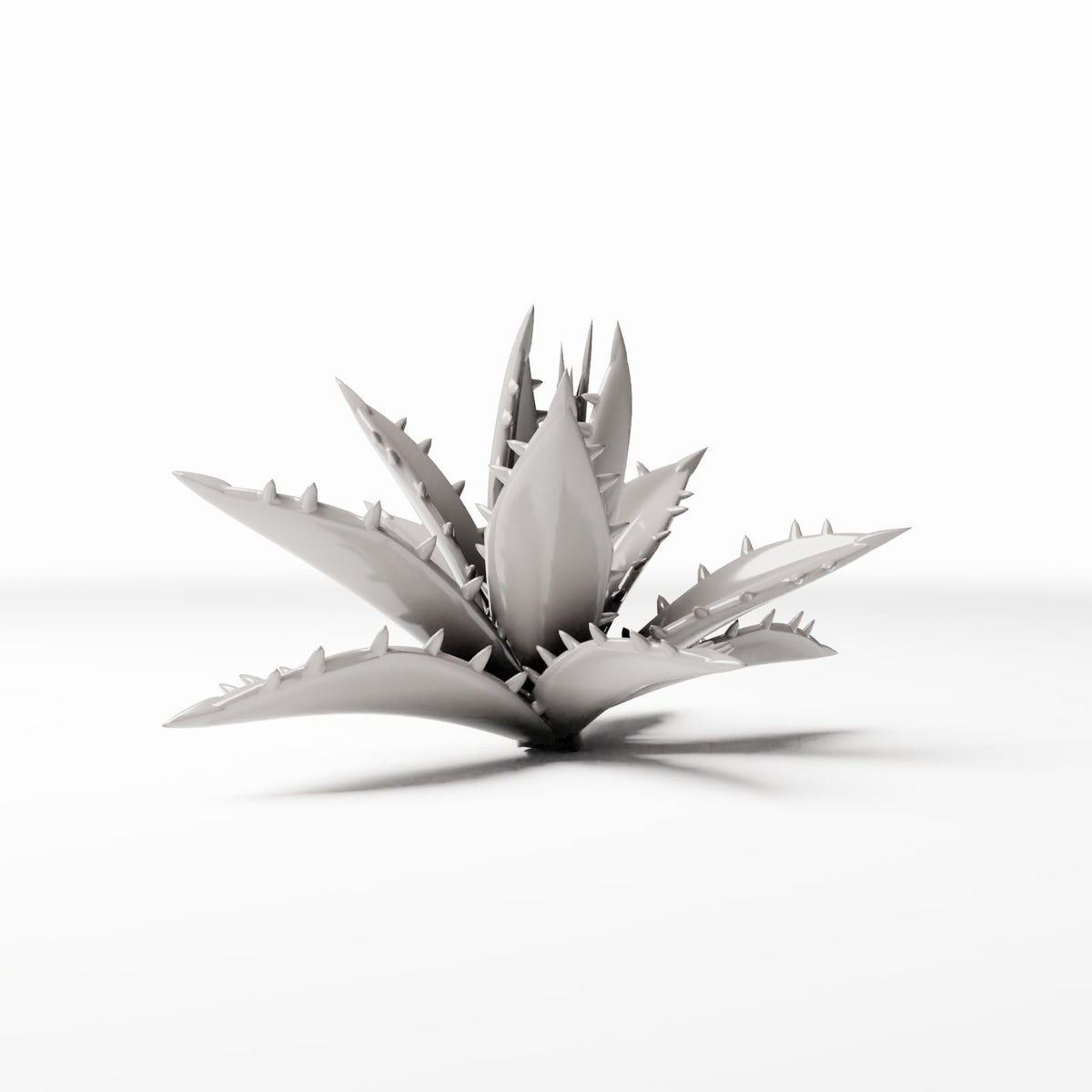 Diorama-modelbouwproductfoto 2: dioramaplanten: agave met bladrozet (Ref. 515D)