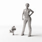 Diorama-modelbouw productfoto 1: dioramaplanten: peperomiaplant (Ref. 541D)