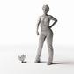 Productfoto voor dioramamodelbouw 1: Dioramaplanten: vetplant in rozetvorm (Ref. 550D)