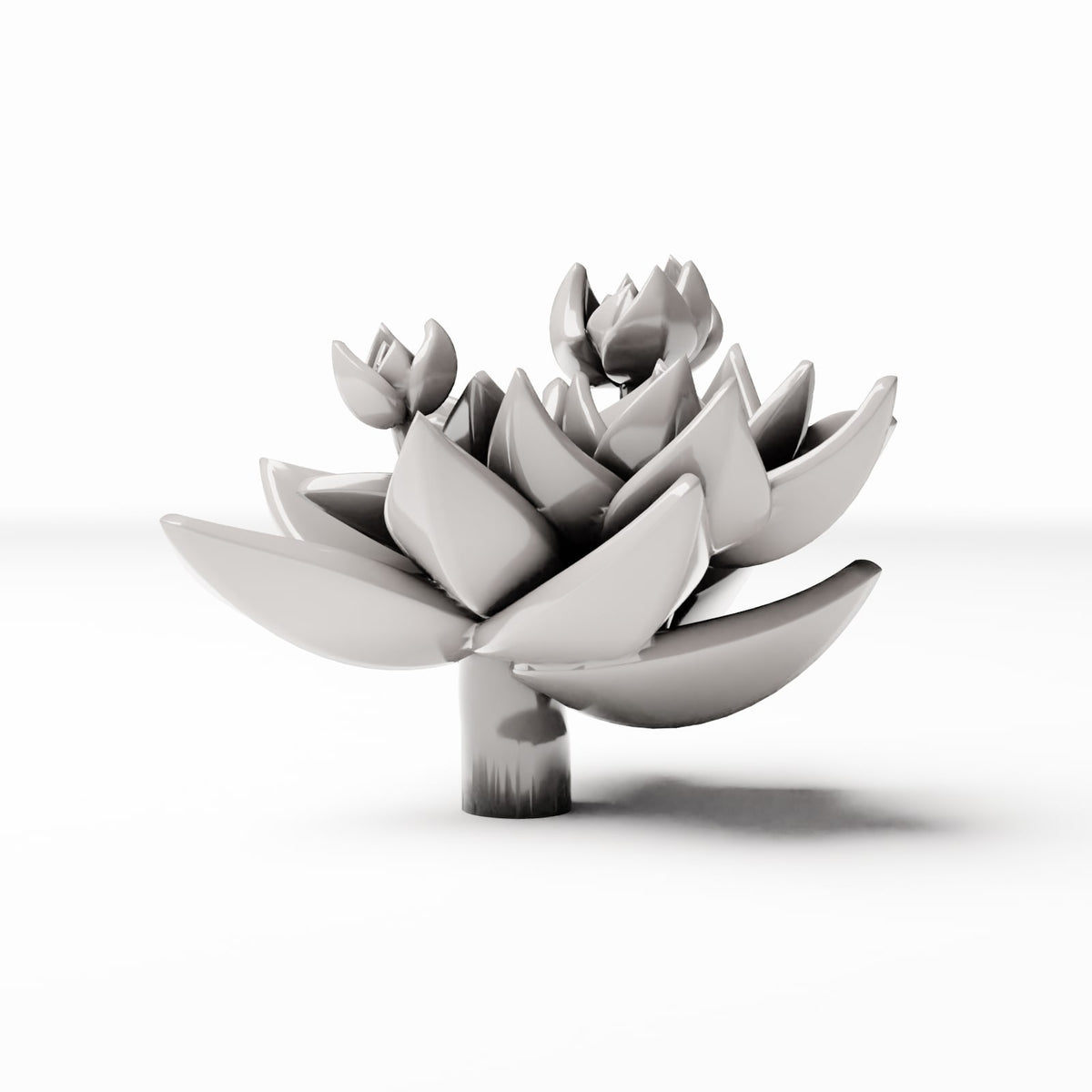 Diorama modelbouw productfoto 2: Dioramaplanten: vetplant met rozetten (Ref. 554D)