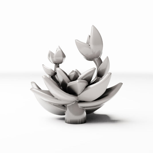 Diorama-modelbouw productfoto 0: Dioramaplanten: vetplant met bladrozetten (Ref. 555D)