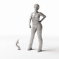 Diorama-modelbouwproductfoto 1: Dioramaplanten: puntige paddenstoel met gebogen steel (Ref. 556D)