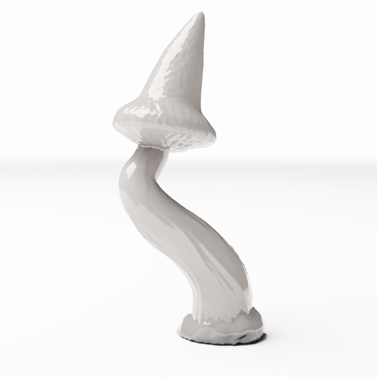Dioramamodelbouw productfoto 0: dioramaplanten: spitse paddenstoel met gebogen steel (Ref. 556D)