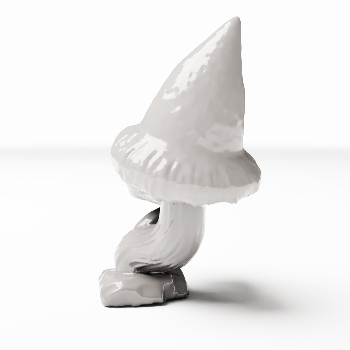 Diorama-modelbouw productfoto 2: Dioramaplanten: groep spitse paddenstoelen met twee paddenstoelen (Ref. 558D)