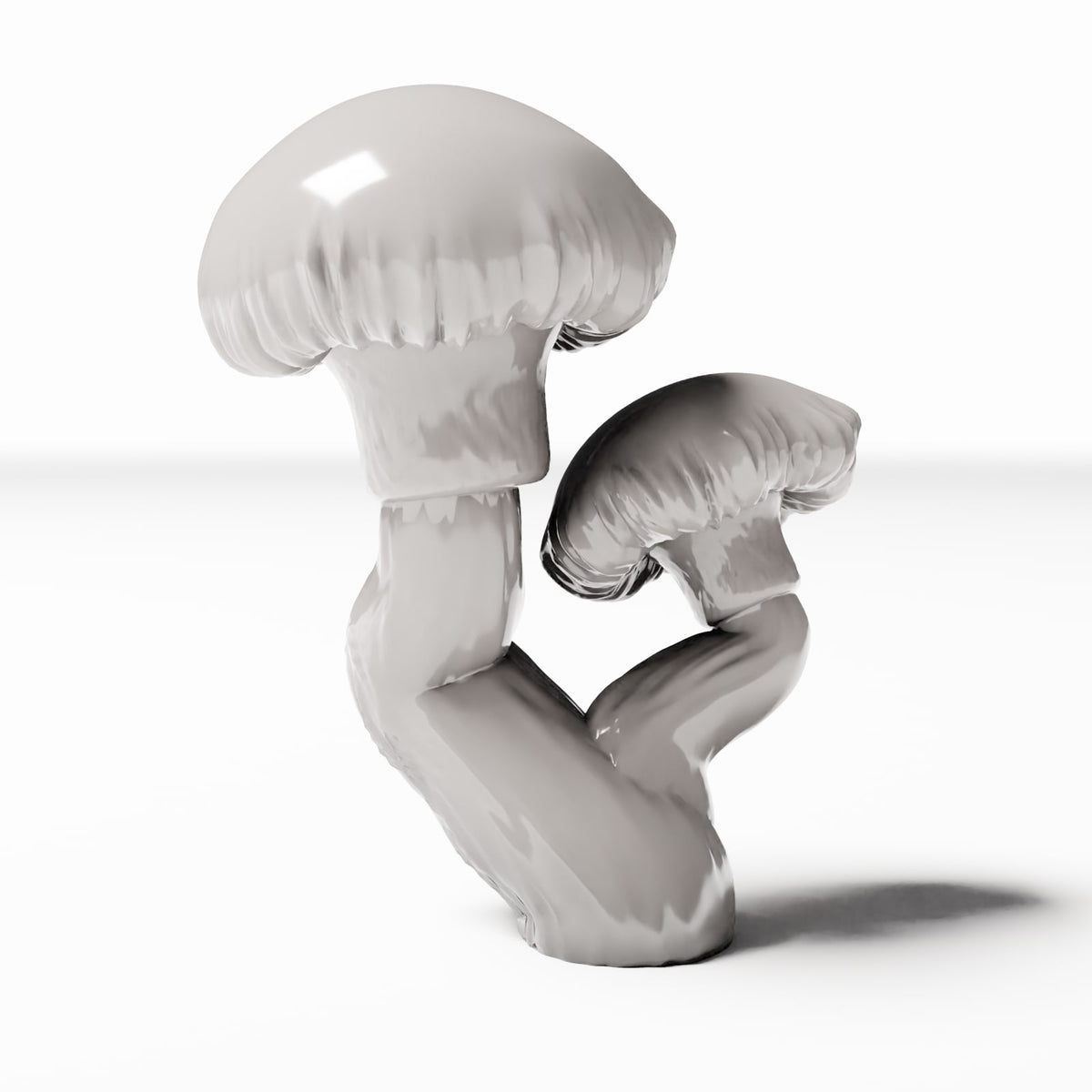 Diorama-modelbouw productfoto 3: dioramaplanten: rondhoedpaddenstoelen, paddenstoelgroep (Ref. 568D)