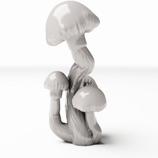 Diorama-modelbouw productfoto 0: Dioramaplanten: rondhoedpaddenstoelen als paddenstoelgroep (Ref. 570D)