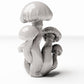Diorama modelbouw productfoto 3: Dioramaplanten: groepjes paddenstoelen met ronde hoed (Ref. 572D)