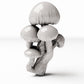 Diorama-modelbouw productfoto 0: Dioramaplanten: rondhoedpaddenstoelen als paddenstoelenclusters (Ref. 574D)