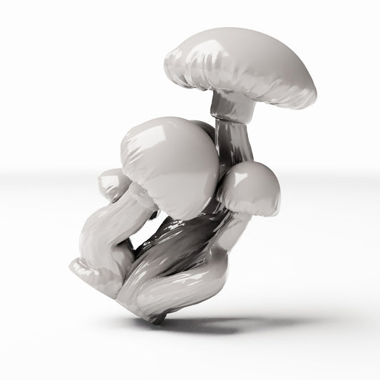 Diorama-modelbouw productfoto 0: Dioramaplanten: paddenstoelgroep met boomstam (Ref. 575D)
