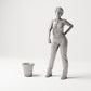 Productfoto diorama en modelbouw 0: Dioramaplant: bloempot met oxalis-klaver voor diorama (Ref. 57D)