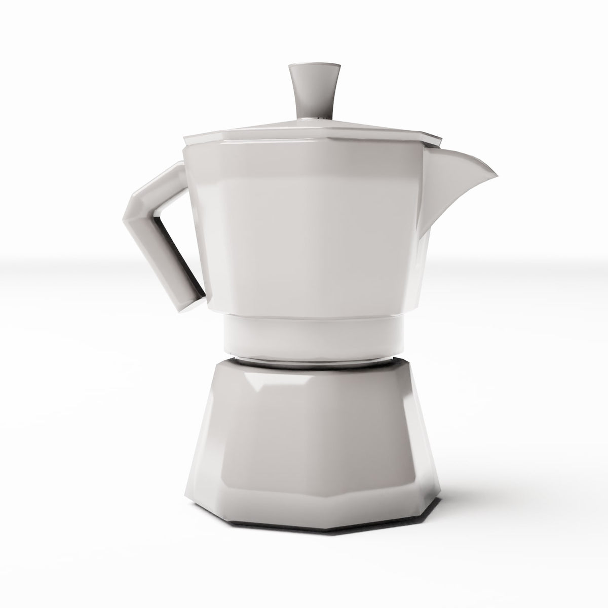 Productfoto diorama en modelbouw 0: Dioramakeuken: aluminium koffiepot (Ref. 595D)