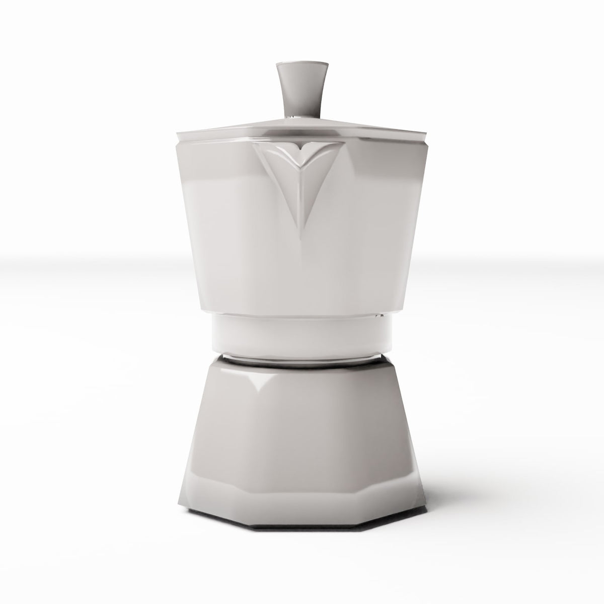 Productfoto diorama en modelbouw 2: Dioramakeuken: aluminium koffiepot (Ref. 595D)