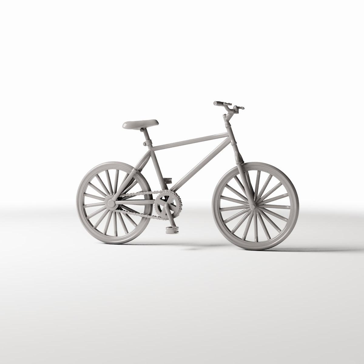 Productfoto diorama en modelbouw 0: Stadsdiorama: klassieke stadsfiets (Ref. 597D)