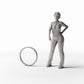 Productfoto diorama en modelbouw 1: Dioramawerkplaats: fietsband als reserveonderdeel (Ref. 598D)