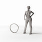 Productfoto diorama en modelbouw 1: Dioramawerkplaats: beschadigde fietsband (Ref. 599D)