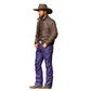 3DP Miniatures 4: Stehende Figur: Cowgirl mit Hut, Jacke & Stiefeln, Hände in den Taschen (Ref. Nr. 460)