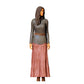 3DP Miniatures 0: Stehende Figur: Frau mit langem Rock, Hemd & Gürtel (Ref. Nr. 461)