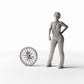 Productfoto diorama en modelbouw 1: Dioramawerkplaats: fietswiel met spaken (Ref. 600D)