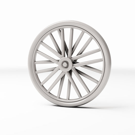 Productfoto diorama en modelbouw 0: Dioramawerkplaats: fietswiel met spaken (Ref. 600D)