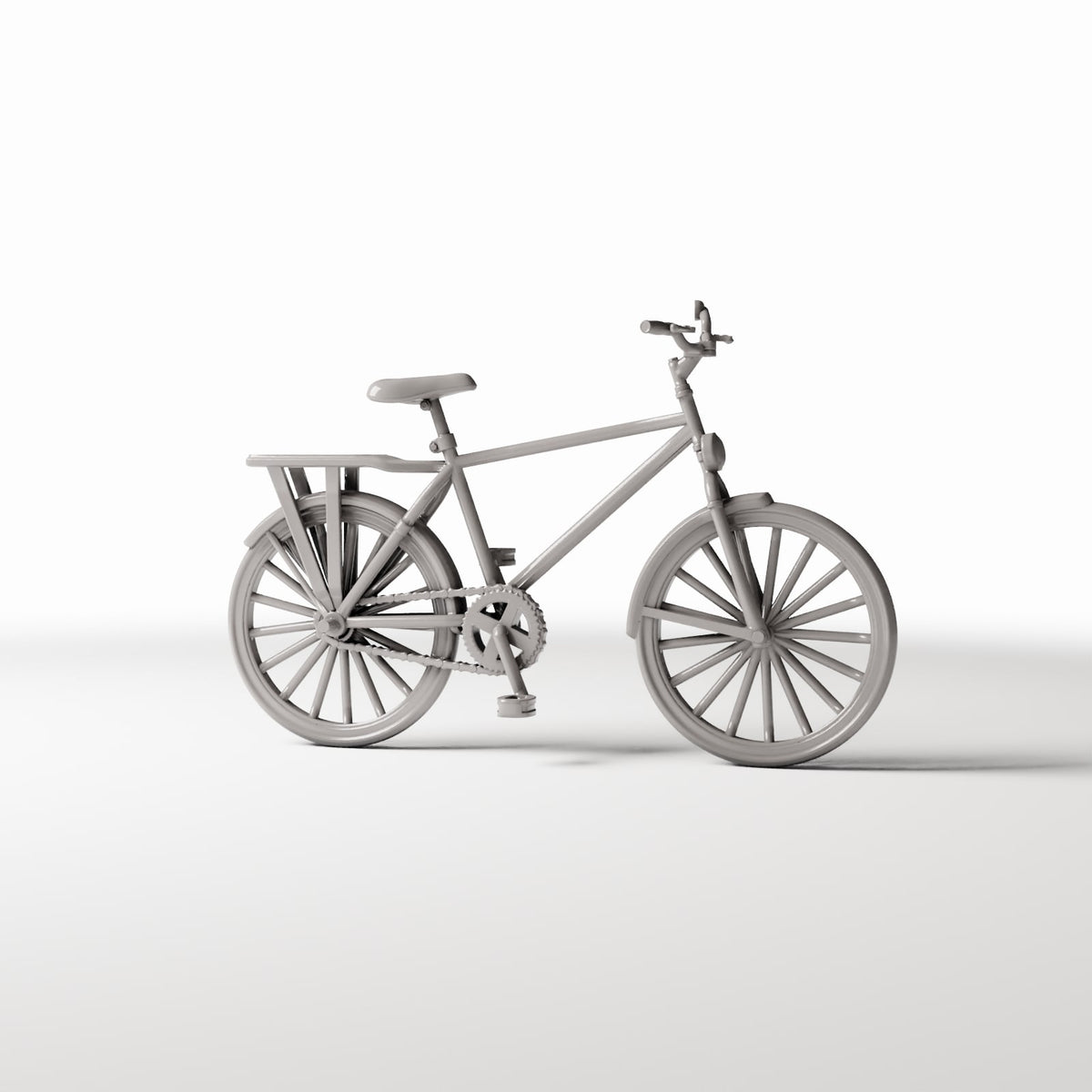 Productfoto diorama en modelbouw 0: Straatdiorama: fiets met achterzitje (Ref. 604D)