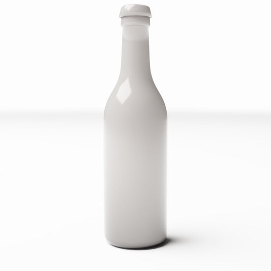 Productfoto diorama en modelbouw 0: Dioramakeuken: Slanke glazen fles met dop (Ref. 617D)