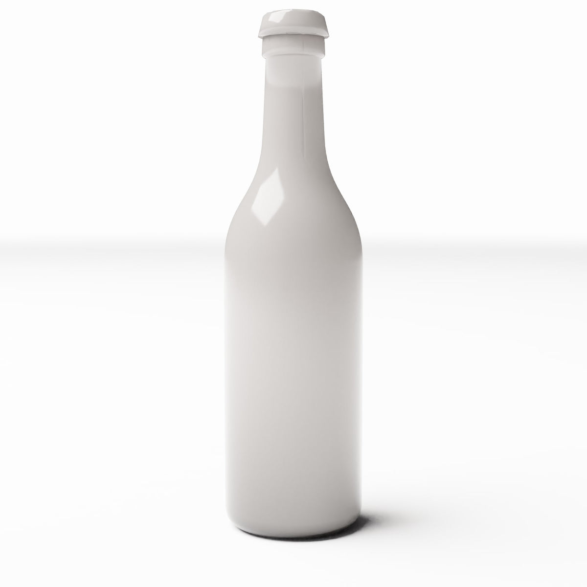 Productfoto diorama en modelbouw 3: Dioramakeuken: Slanke glazen fles met dop (Ref. 617D)