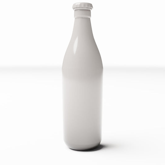 Productfoto diorama en modelbouw 0: Dioramakeuken: slanke glazen fles met dop (Ref. 618D)