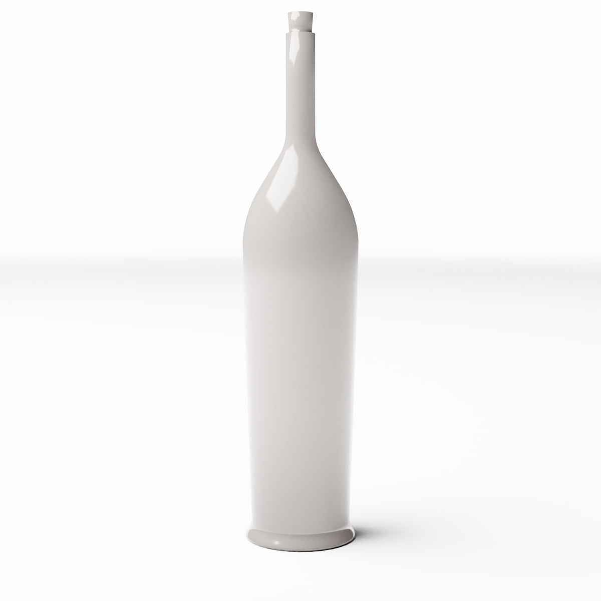 Productfoto diorama en modelbouw 3: Huiselijk diorama: slanke glazen fles (Ref. 623D)