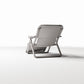 Productfoto diorama en modelbouw 3: Dioramameubilair: inklapbare ligstoel met beensteun (Ref. 648D)