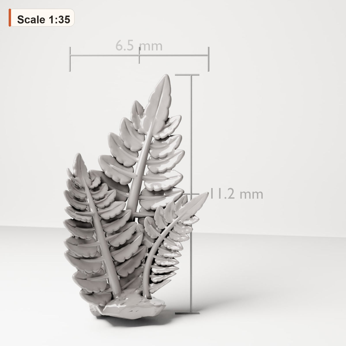 Diorama Modellbau Produktfoto 0: Pflanzen und Gewächse: Farn 7 (Ref. 65D)