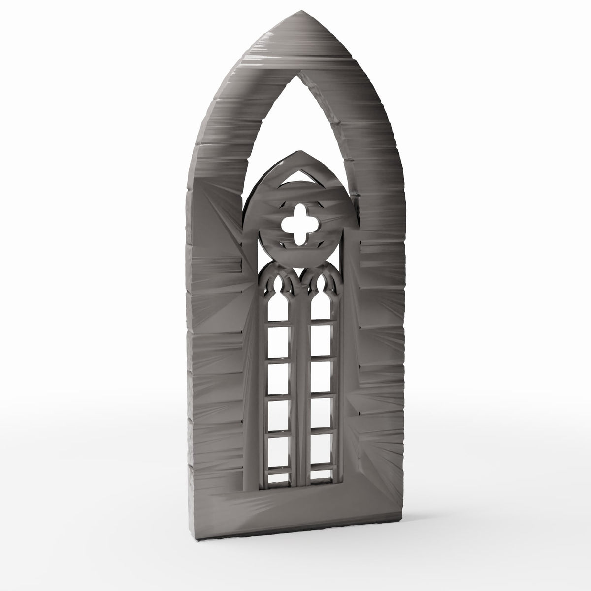 Productfoto diorama en modelbouw 3: Dioramagebouw: smal gotisch kerkraam (Ref. 666D)