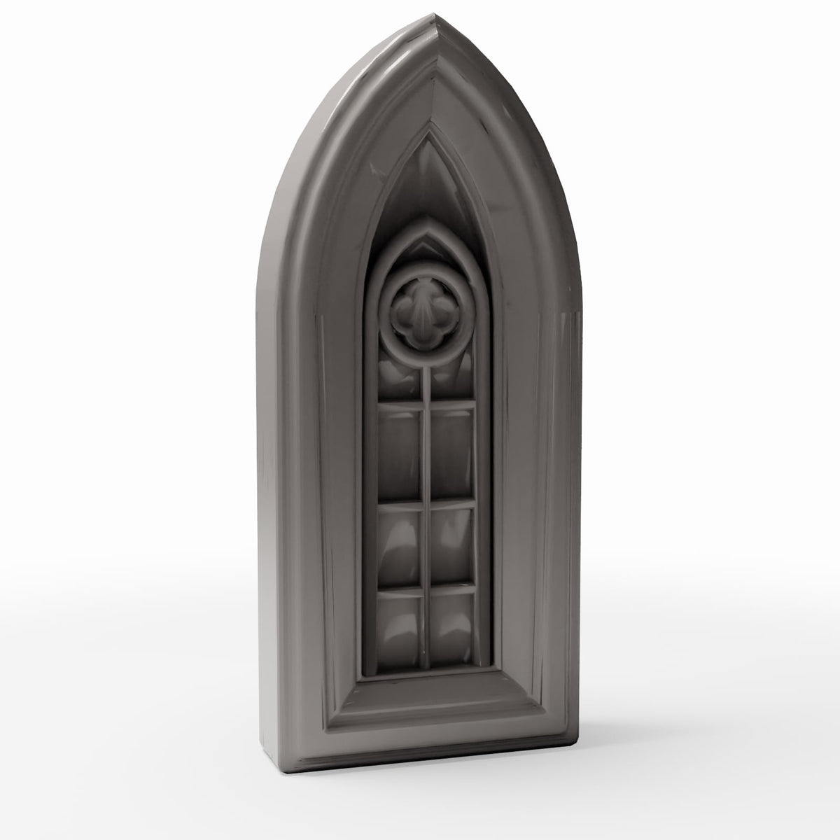Productfoto diorama en modelbouw 3: Dioramagebouwen: smal gotisch kerkraam (Ref. 667D)