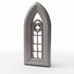 Productfoto diorama en modelbouw 0: Dioramagebouw: smal gotisch kerkraam (Ref. 668D)