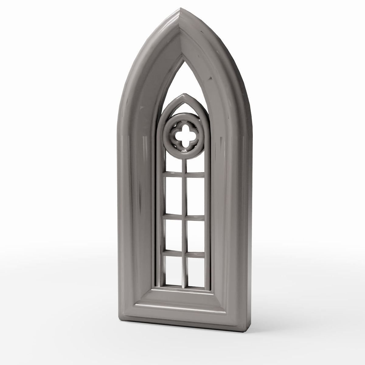 Productfoto diorama en modelbouw 0: Dioramagebouw: smal gotisch kerkraam (Ref. 668D)
