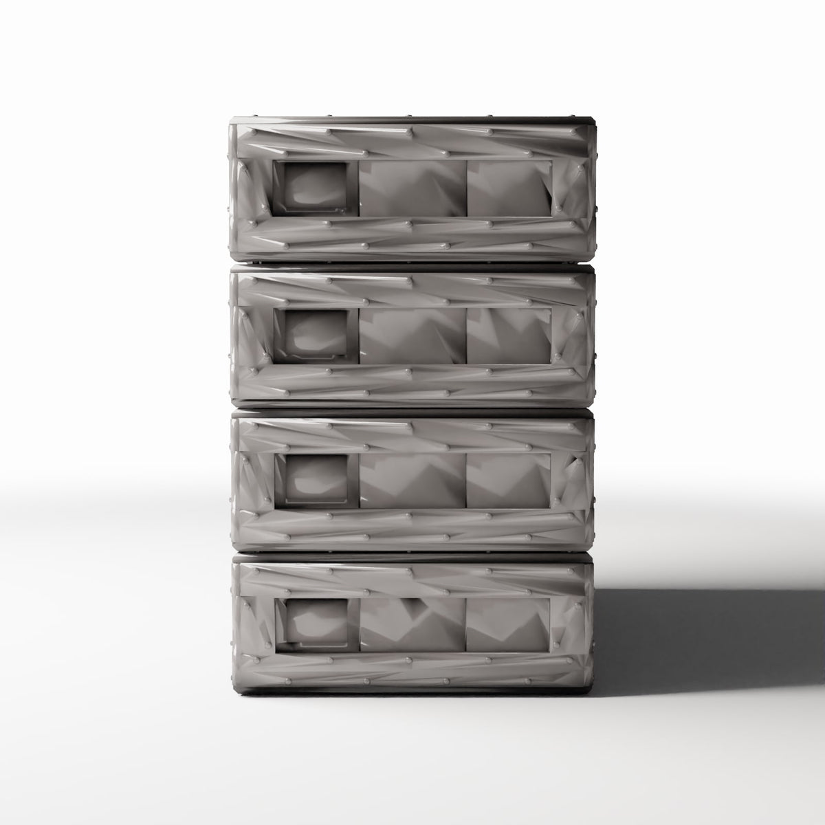 Productfoto diorama en modelbouw 2: Diorama-opslag: stapel houten kisten (Ref. 696D)