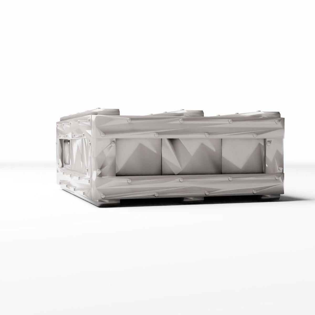 Productfoto diorama en modelbouw 3: Diorama-opslag: gesloten houten kist (Ref. 697D)
