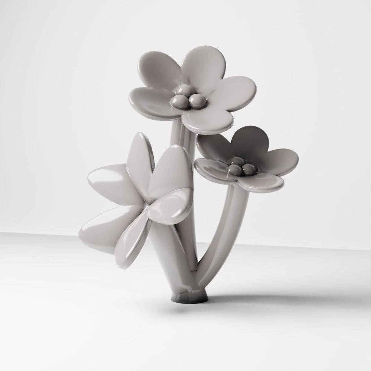 Diorama Modellbau Produktfoto 1: Diorama Pflanze: Oxalis-Klee mit Blüten (Ref. 70D)