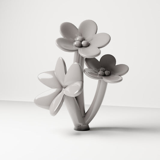 Diorama Modellbau Produktfoto 1: Diorama Pflanze: Oxalis-Klee mit Blüten (Ref. 70D)