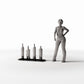 Productfoto diorama en modelbouw 1: Dioramakeuken: drankflessen in houder (Ref. 716D)