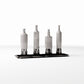 Productfoto diorama en modelbouw 3: Dioramakeuken: drankflessen in houder (Ref. 716D)